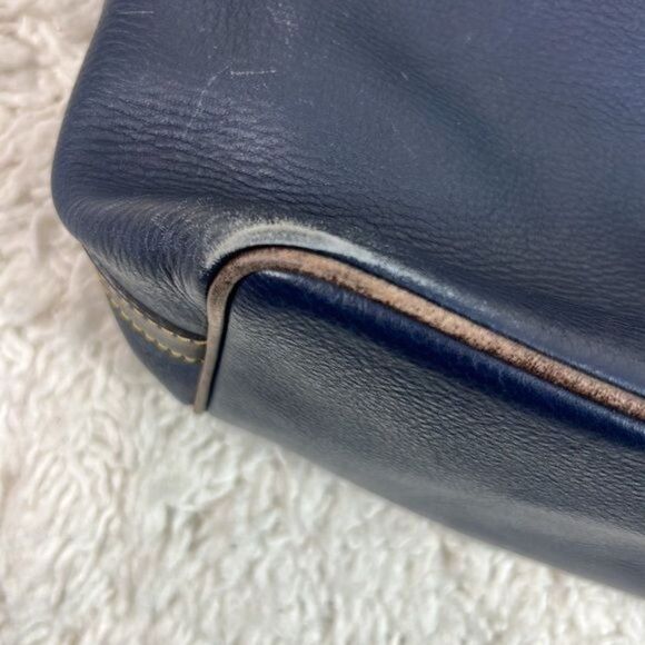 Dooney & Bourke Leather Drawstring Tie Bucket Bag w/ Attached Coin Purse - Picture 13 of 15